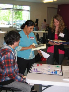 Students shared what they learned by giving a short talk and producing a game which was enjoyed by guests from the community.